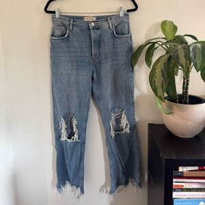 We the Free Maggie mid-rise cropped straight leg size 27